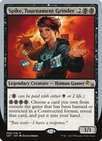 Spike, Tournament Grinder - Unstable - Magic: The Gathering card
