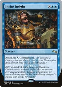 Incite Insight - Unstable - Magic: The Gathering card