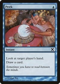 Peek - 10th Edition - Magic: The Gathering card