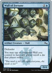 Wall of Fortune - Unstable - Magic: The Gathering card