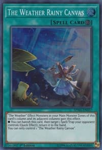 The Weather Rainy Canvas - Spirit Warriors - YuGiOh card