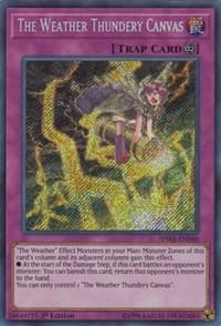 The Weather Thundery Canvas - Spirit Warriors - YuGiOh card