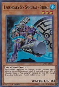 Legendary Six Samurai - Shinai - Spirit Warriors - YuGiOh card