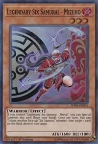 Legendary Six Samurai - Mizuho - Spirit Warriors - YuGiOh card
