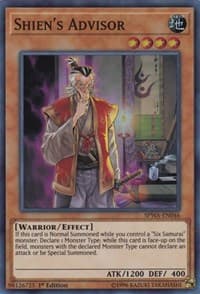 Shien's Advisor - Spirit Warriors - YuGiOh card