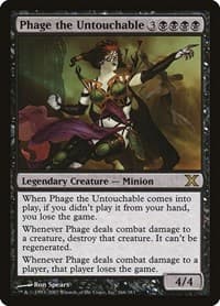 Phage the Untouchable - 10th Edition - Magic: The Gathering card