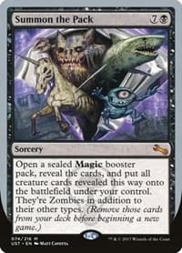 Summon the Pack - Unstable - Magic: The Gathering card