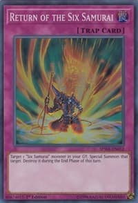 Return of the Six Samurai - Spirit Warriors - YuGiOh card