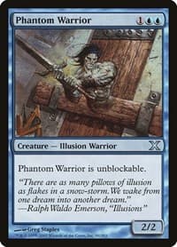 Phantom Warrior - 10th Edition - Magic: The Gathering card