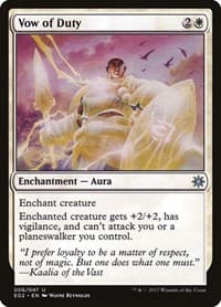 Vow of Duty - Explorers of Ixalan - Magic: The Gathering card