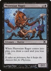 Phyrexian Rager - 10th Edition - Magic: The Gathering card