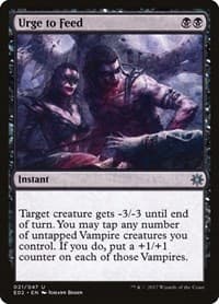 Urge to Feed - Explorers of Ixalan - Magic: The Gathering card