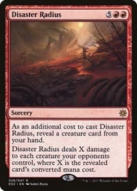 Disaster Radius - Explorers of Ixalan - Magic: The Gathering card