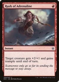 Rush of Adrenaline - Explorers of Ixalan - Magic: The Gathering card