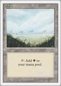 Plains (A) - Revised Edition - Magic: The Gathering card