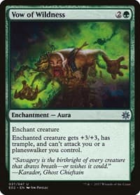 Vow of Wildness - Explorers of Ixalan - Magic: The Gathering card