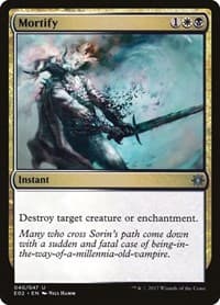 Mortify - Explorers of Ixalan - Magic: The Gathering card