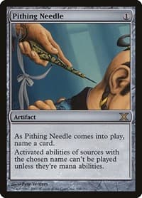 Pithing Needle - 10th Edition - Magic: The Gathering card