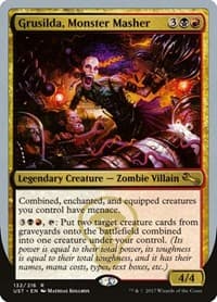 Grusilda, Monster Masher - Unstable - Magic: The Gathering card