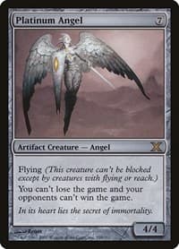 Platinum Angel - 10th Edition - Magic: The Gathering card