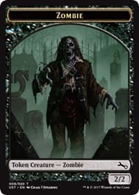 Zombie Token - Unstable - Magic: The Gathering card