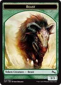 Beast Token - Unstable - Magic: The Gathering card