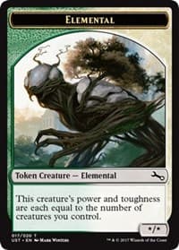 Elemental Token (017) - Unstable - Magic: The Gathering card
