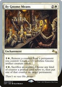 By Gnome Means - Unstable - Magic: The Gathering card