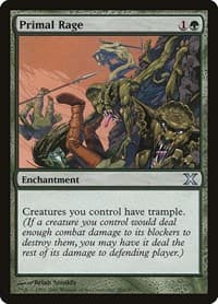 Primal Rage - 10th Edition - Magic: The Gathering card