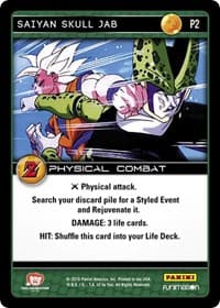 Saiyan Skull Jab (Awakening) - Panini Promo Cards - Dragon Ball Z TCG card