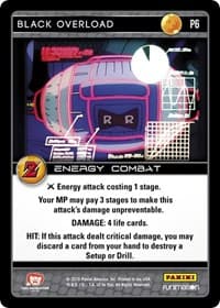 Black Overload (Awakening) - Panini Promo Cards - Dragon Ball Z TCG card