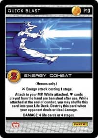 Quick Blast (Awakening) - Panini Promo Cards - Dragon Ball Z TCG card