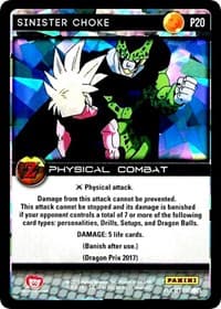 Sinister Choke (Awakening) - Panini Promo Cards - Dragon Ball Z TCG card