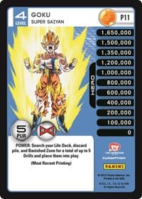Goku - Super Saiyan (Evolution) - Panini Promo Cards - Dragon Ball Z TCG card