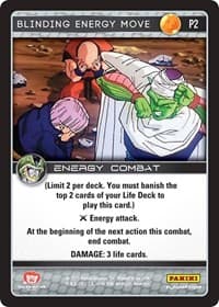 Blinding Energy Move (Perfection) - Panini Promo Cards - Dragon Ball Z TCG card
