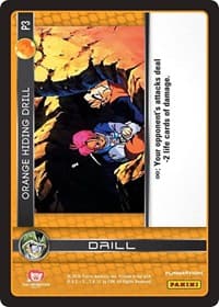 Orange Hiding Drill (Perfection) - Panini Promo Cards - Dragon Ball Z TCG card