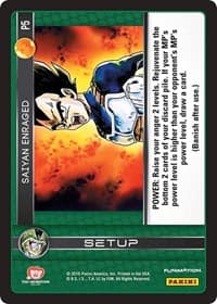 Saiyan Enraged (Perfection) - Panini Promo Cards - Dragon Ball Z TCG card
