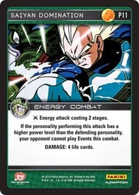 Saiyan Domination (Perfection) - Panini Promo Cards - Dragon Ball Z TCG card