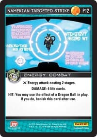 Namekian Targeted Strike (Perfection) - Panini Promo Cards - Dragon Ball Z TCG card