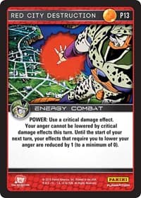 Red City Destruction (Perfection) - Panini Promo Cards - Dragon Ball Z TCG card
