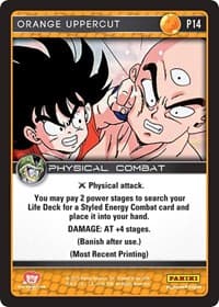 Orange Uppercut (Perfection) - Panini Promo Cards - Dragon Ball Z TCG card
