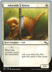 Adorable Kitten - Unstable - Magic: The Gathering card