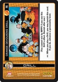 Orange Devouring Drill (Vengeance) - Panini Promo Cards - Dragon Ball Z TCG card