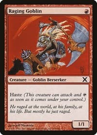 Raging Goblin - 10th Edition - Magic: The Gathering card