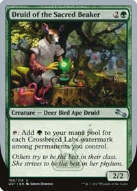 Druid of the Sacred Beaker - Unstable - Magic: The Gathering card