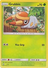 Grubbin - McDonald's Promos 2017 - Pokemon card