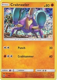 Crabrawler - McDonald's Promos 2017 - Pokemon card