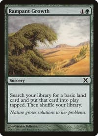 Rampant Growth - 10th Edition - Magic: The Gathering card