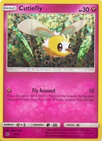 Cutiefly - McDonald's Promos 2017 - Pokemon card