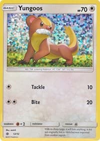 Yungoos - McDonald's Promos 2017 - Pokemon card